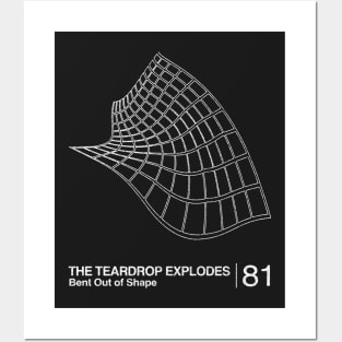 The Teardrop Explodes / Minimalist Graphic Artwork Design Posters and Art